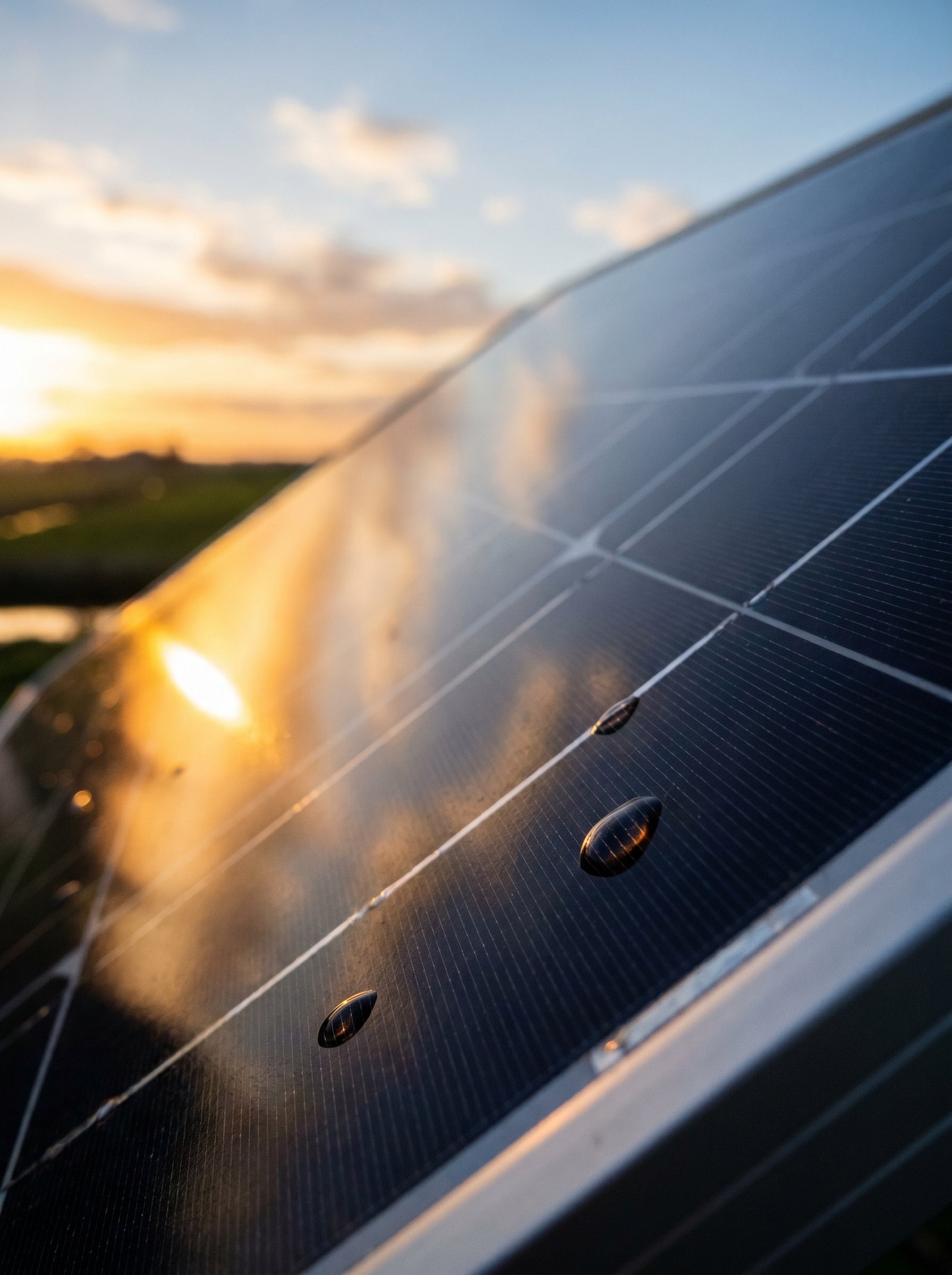 Zonnepanelen close-up